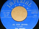 SPIDERS 45 Tears began to flow / I'll stop crying IMPERIAL VG++ Doowop ws862