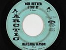 Northern Soul 45 - Barbara Mason - You Better Stop It - Arctic - mp3