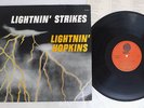 LIGHTNIN' HOPKINS LIGHTNIN' STRIKES OVERSEAS ULS-6021-V Japan VINYL LP