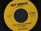 FESTIVALS / LINDA JONES: Hypnotized / You've Got The Makings Of A Lover 45 (cle