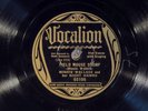 78 RPM -- Minnie Wallace Night Hawks (Wilkins,gt), Vocalion 03106, E/E-V+ Blues