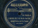 78tk-Western Swing- BLUEBIRD-7833-Adolph Hofner & his Texans