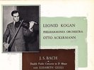 33CX 1373 B/G UK - KOGAN / GILELS - BACH VIOLIN CONC. & SARABANDE PARTITA 2 NM