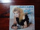 SIGNED - Cyndi Lauper - Time after time 7 inch vinyl record - AUTOGRAPH