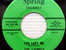 the LAURELS doowop on ORIGINAL vg++ SPRING 45 BABY TALK b/w YOU LEFT ME PC134