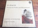 Lautenbacher Galling Bach Sonatas for Violin & Harpsichord Vox SVUX 52027 NM
