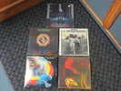 5 ELO LPs Out of the Blue, Discovery, Ole Elo, Face the Music & New World Record
