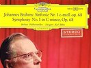 DGG RED STEREO TULIP ED1 - BRAHMS SINFONIE NR. 1 - KARL BOHM - RED STICKER NM