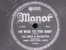Tab Smith-Jimmy Lewis/I'm Wise to You Baby-The Red Rider/Manor 1164/N-