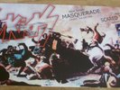 THE SKIDS  UNIQUELY DESIGNED 'MASQUERADE' POSTER 75 CM X 37 CM