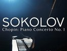 Signed by GRIGORY SOKOLOV Chopin Piano Concerto No.1 Sony Eurodisc LP Signiert