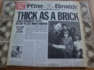 JETHRO TULL THICK AS A BRICK Mega Rrare SPANISH PRESS NEWSPAPER COVER EX/NM