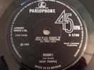 DEEP PURPLE - HUSH  / ONE MORE RAINY DAY  - VERY GOOD++