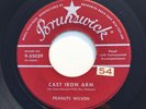 RockabIlly 1957 JOHNNY PEANUTS WILSON Cast Iron Arm Brunswick 55039 MINT-