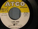CREAM: I Feel Free / N.S.U. 1967 Atco Records 45-6462 Stock Copy