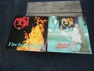 MASI 1987 Fire In The Rain NM LP & 1988 Downtown Dreamers NM LP Alex METAL BLADE