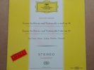 Ludwig Hoelscher Demus Brahms Cello Sonatas DGG Ed1 SLPM 138 012 Listen ?
