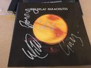 COLDPLAY  -  PARACHUTES  -  FULLY  SIGNED   -  UK  CD LP  -  AUTHENTIC   -  UACC