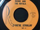 RICHIE and The ROYALS 45 Be my girl / We're strollin' on RELLO Lbl VG++  Doowop