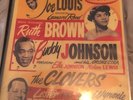 Boxer joe Louis music hall appearance poster