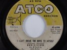 Northern Soul Popcorn 45 BEN E. KING I Can't Break The News To Myself ATCO HEAR