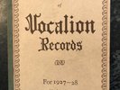 Vocalion Records catalog 1927-28 King Oliver - Uncle Dave Macon many others
