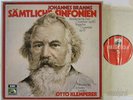 KLEMPERER BRAHMS THE FOUR SYMPHONIES EMI ELECTROLA ED.1 STEREO 4LP BOX SET NM