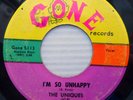 UNIQUES doowop orig.GONE 45 I'M SO UNHAPPY / I'M CONFESSIN that I love you PC158