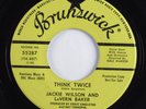 Northern Soul 45 JACKIE WILSON & LAVERN BAKER Think Twice BRUNSWICK promo HEAR