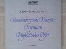 B91 BACH INSTRUMENTALWERKE BRANDENBURG CONCERTOS 5 x LP ARCHIV KL 22 - 26