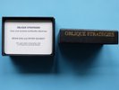 OBLIQUE STRATEGIES CARDS   PETER SCHMIDT AND BRIAN UNO   NEW IN BOX