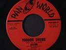 AKIM: Voodoo Drums / Fall In Love With Me 45 (sl warp, sm tol) rare Soul