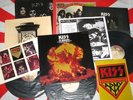KISS THE ORIGINALS JAPAN/JAPANESE 1977 1st 3 VINYL LP+2 BOOKLETS+CARDS+STICKER