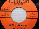 SHELLS orig. mint minus JOHNSON Doowop 45 Deep in my heart / Happy holiday ws155