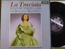 VERDI la traviata / SUTHERLAND - BERGONZI - PRITCHARD  / DECCA SET 249-51 WBg