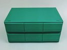 2 x Vintage Music Cassette Storage Box 3 Drawers 36 Tape Capacity (72 total)