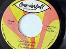 AMIRATIONS-DON'T LEAVE ME /ALL FOR YOU ON ONE-DERFUL NORTHERN 45-VG+, HEAR