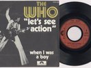 THE WHO 'Let's See Action' 1971 French 7