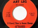 THE FEMINIQUES /BLUE SMOKE-TIME IS GONNA CHANGE ON ART LEG XOVER SOUL 45-STRONG