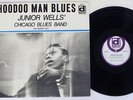 JUNIOR WELLS' CHICAGO BLUES BAND HOODOO MAN BLUES DELMARK PA-3014 Japan VINYL LP