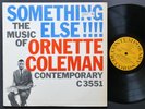 ORNETTE COLEMAN Something Else  LP CONTEMPORARY C 3551 US '58 MONO Don Cherry