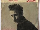 Eddie Cochran Mean When I'm Mad One Kiss Liberty F55070 VG W/ PICTURE SLEEVE