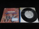 AC/DC Danger Back in Business Japan Promo White Label 7 inch Vinyl Single Angus