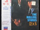Rolling Stones 12 X 5 Japan Blue Color Vinyl LP with OBI + Inserts