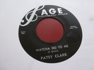 PATSY CLARK WATCHA DO TO ME  US ROCKABILLY BOPPER SAGE 45-264 EXCELLENT  RARE