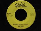 Peggy Upton/Danny Buck-Watcha Gonna Do Tonight-Starday 288-COUNTRY BOP RARE