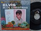 Elvis Presley - Blue Christmas / Wooden Heart  1964 GSS Hard To Find USA 45 + PS
