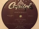 RENE & ANGELA I Love You More CAPITOL 12” Promo BOOGIE
