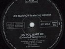 Lee Marrow Featuring Lipstick (3) ?– Do You Want Me Label: Polydor ?– Vinyl 12