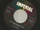 ROCKABILLY HALLOWEEN bw/ INSTRO- ART ROBERTS- GIVE HER THE AX MAX-HEAR -IMPERIAL